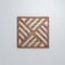 Ekena Millwork Small Allen Decorative Fretwork Wood Wall Panels, Walnut, 11 3/8"W x 11 3/8"H x 3/8"T WALW12X12X0375ALLWA - alternate 4